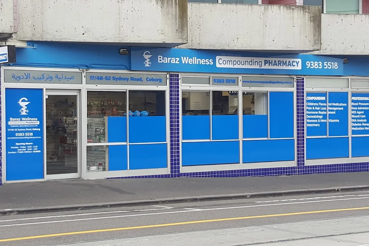 Baraz Wellness Compounding Pharmacy Coburg