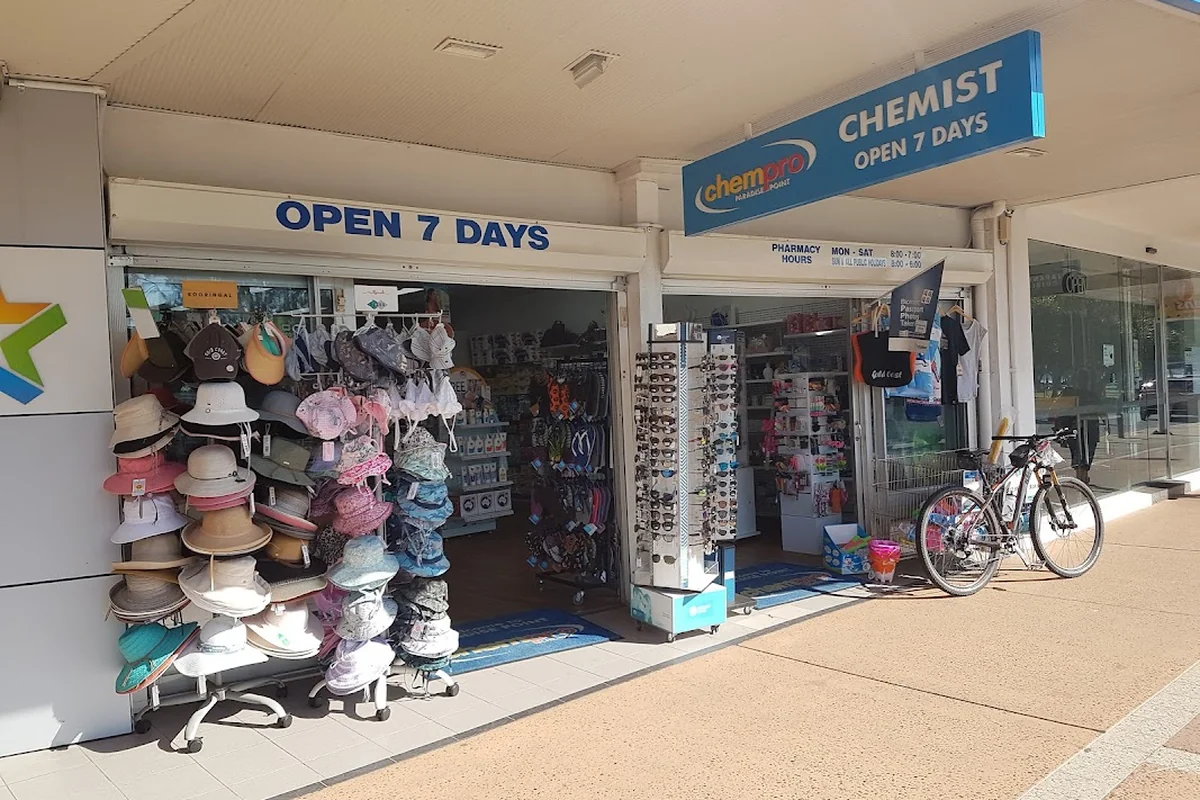 Paradise Point Chempro Chemist (Opposite the Paradise Point Parklands)