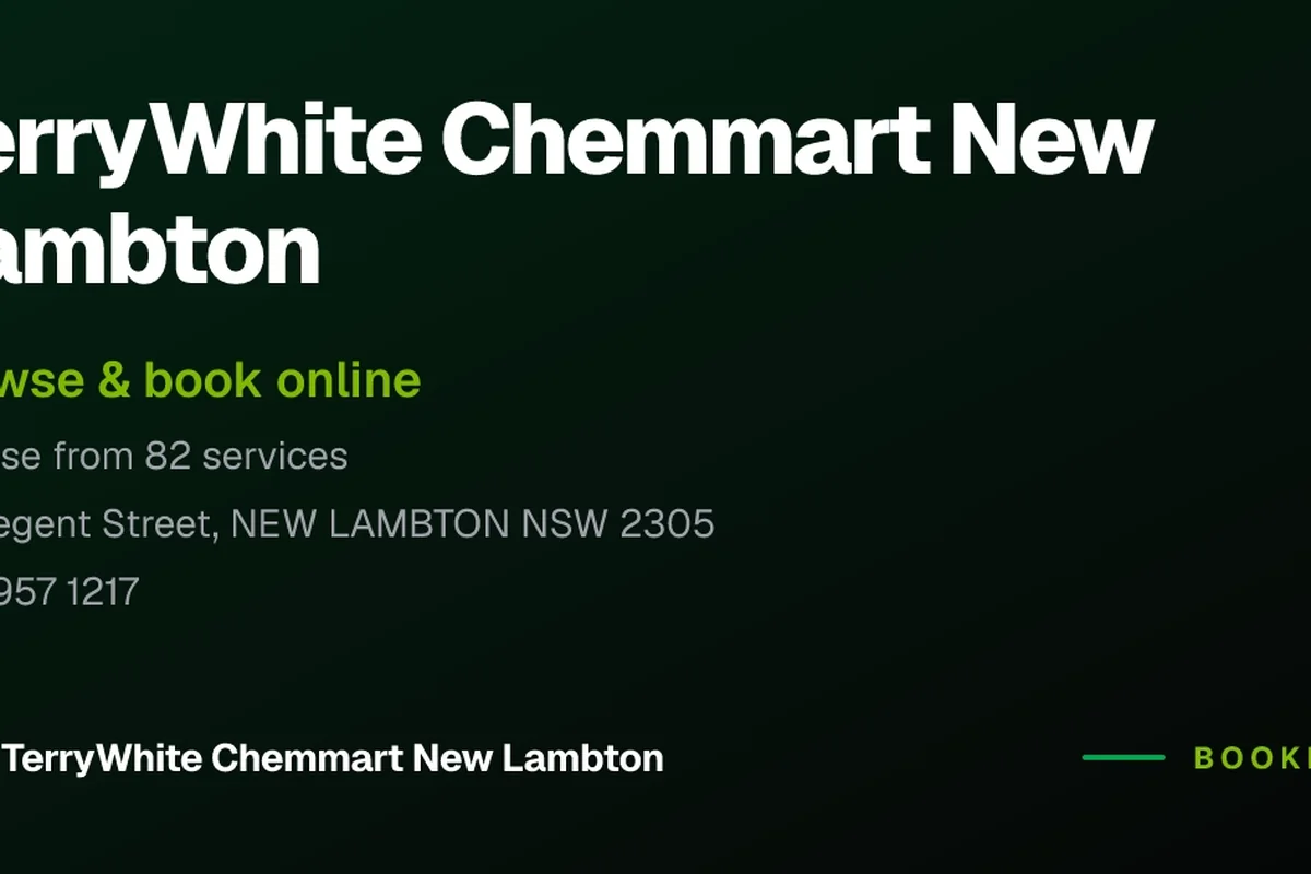 TerryWhite Chemmart New Lambton